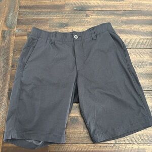 Under Armour Men's Charcoal Flat Front Shorts